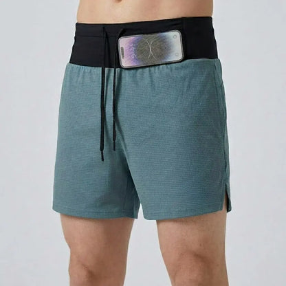 Men's Athletic Marathon Running Shorts with Pockets for Training
