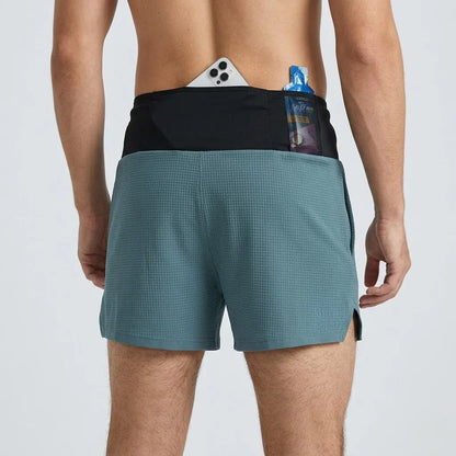 Men's Athletic Marathon Running Shorts with Pockets for Training