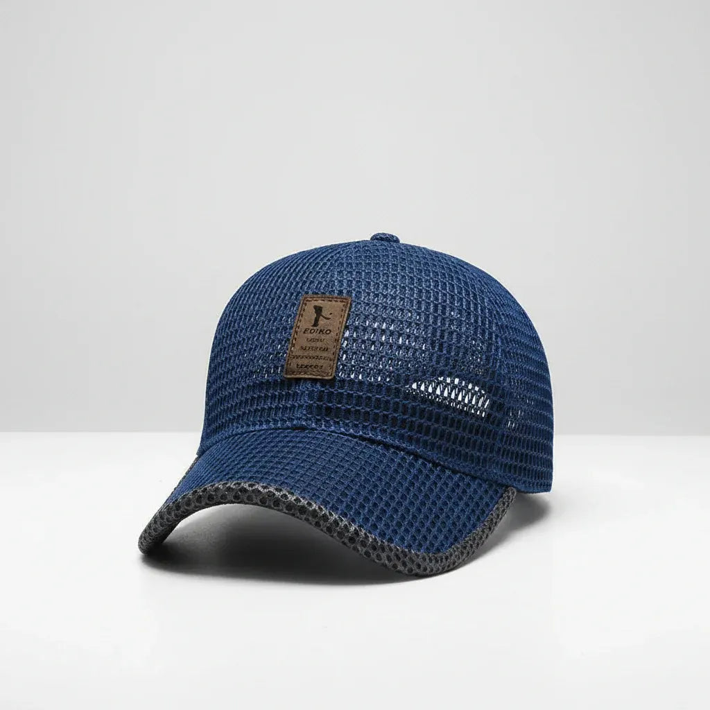 Men's Breathable Mesh Summer Cap for Outdoor Wear