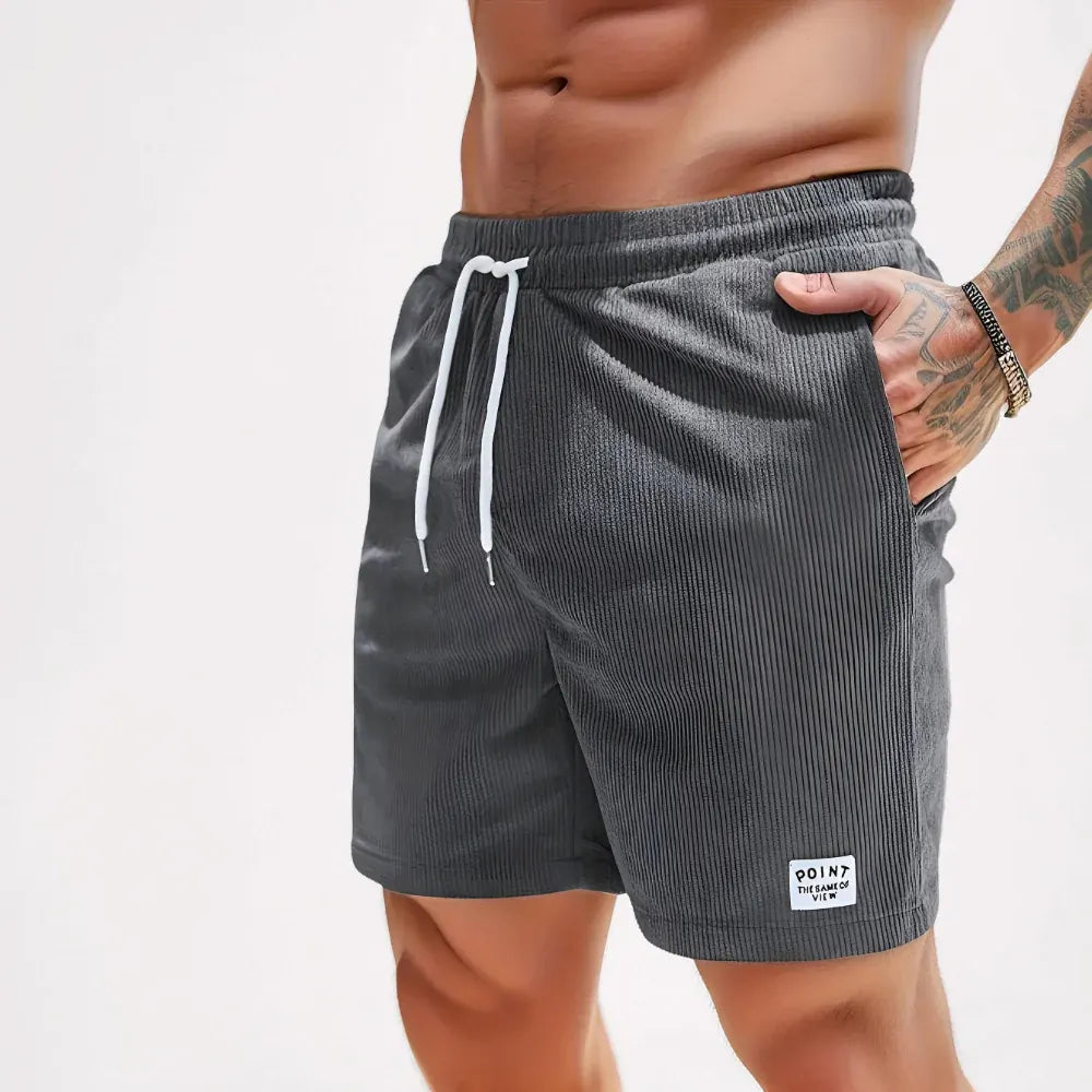 Men's Casual Drawstring Relaxed-Fit Summer Lounge Shorts