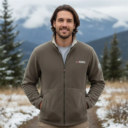 Men's Casual Zip-Up Jacket Comfortable Outerwear