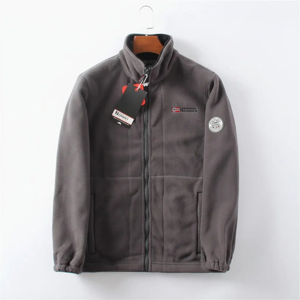 Men's Casual Zip-Up Jacket Comfortable Outerwear