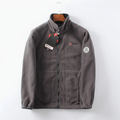 Men's Casual Zip-Up Jacket Comfortable Outerwear