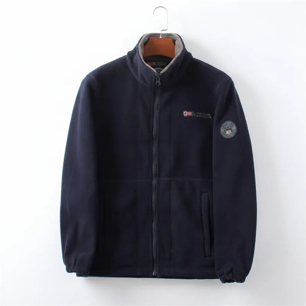Men's Casual Zip-Up Jacket Comfortable Outerwear