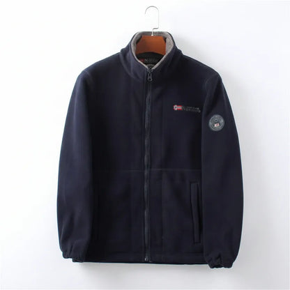Men's Casual Zip-Up Jacket Comfortable Outerwear