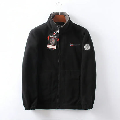 Men's Casual Zip-Up Jacket Comfortable Outerwear
