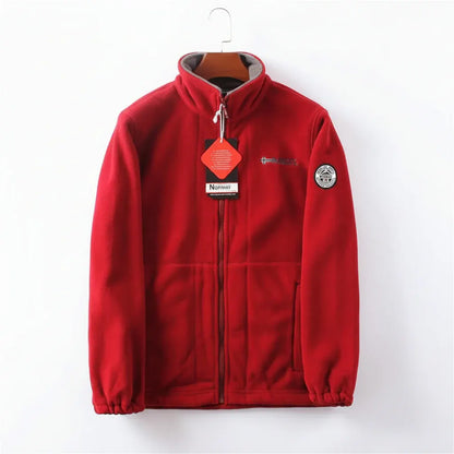 Men's Casual Zip-Up Jacket Comfortable Outerwear