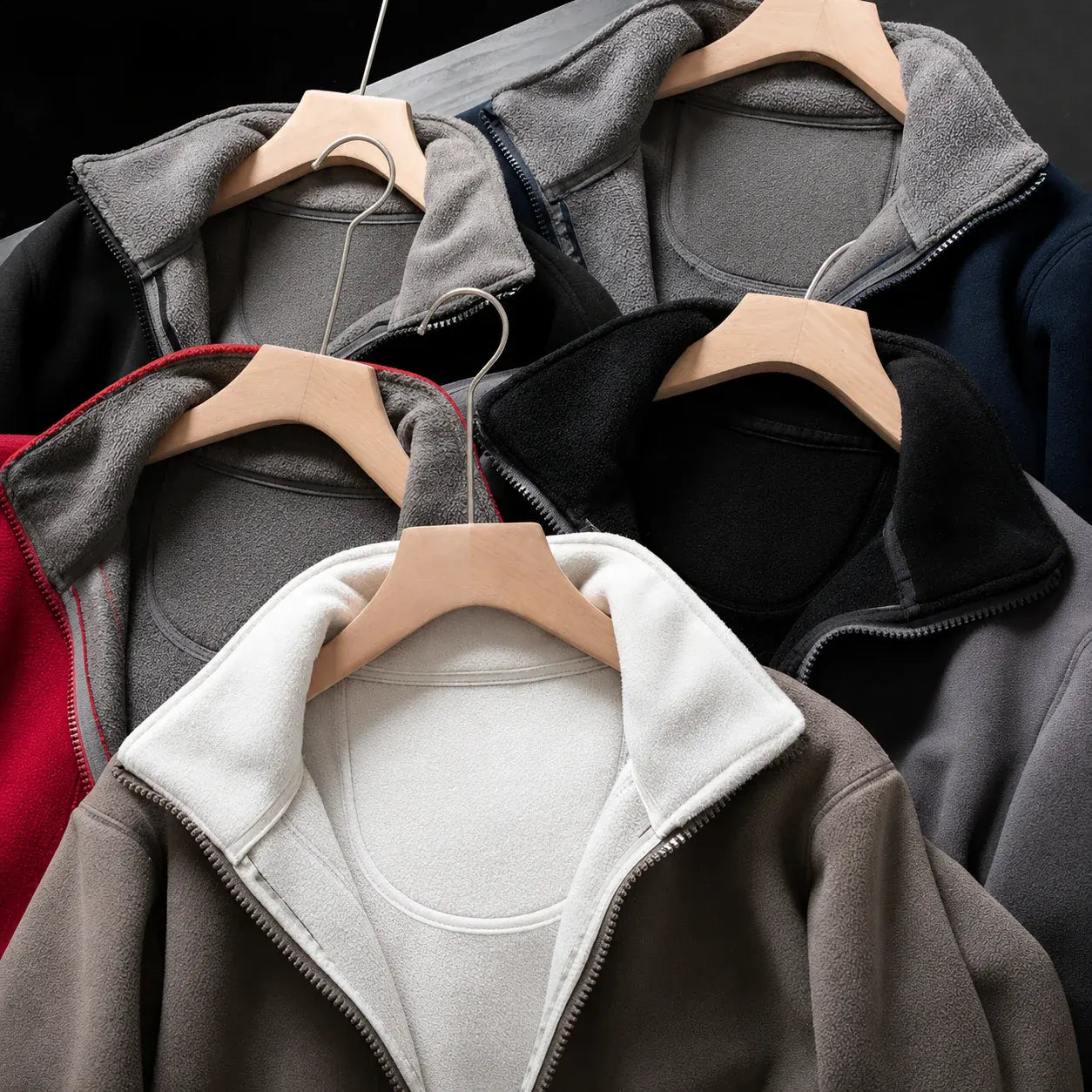 Men's Casual Zip-Up Jacket with Stand Collar for Outdoor Wear