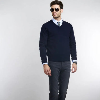 Men's Classic Versatile Pullover Sweater