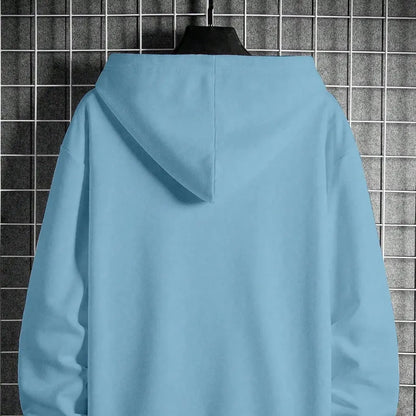 Men's Long Sleeve Oversized Casual Hoodie Sweatshirt