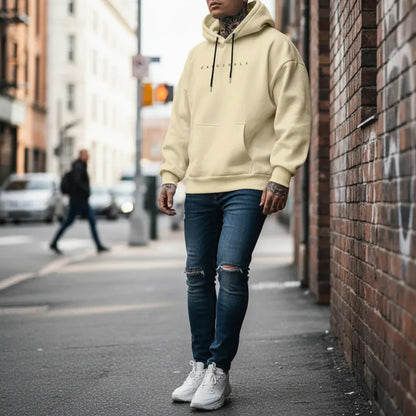 Men's Long Sleeve Oversized Casual Hoodie Sweatshirt