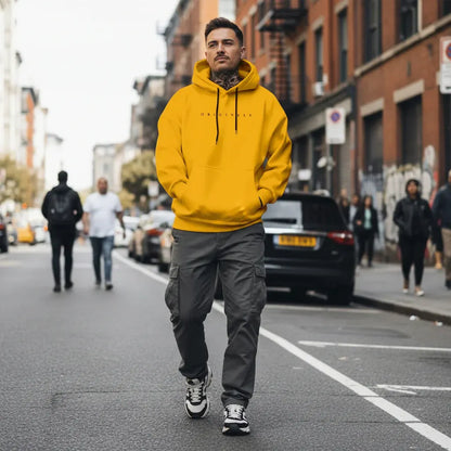 Men's Long Sleeve Oversized Casual Hoodie Sweatshirt