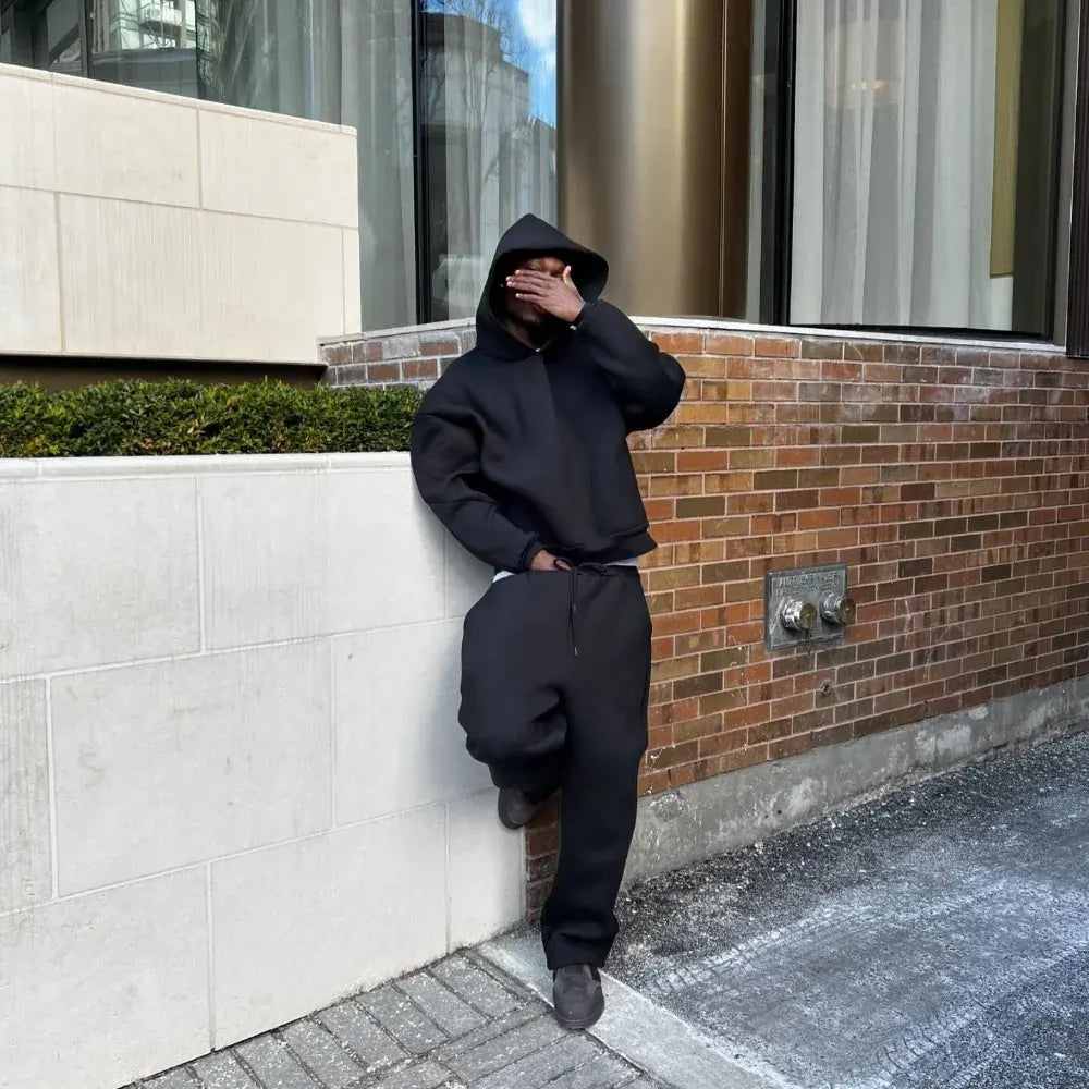 Men's Oversized Hoodie & Pants Lounge Outfit Set