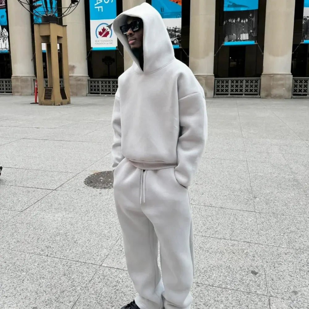 Men's Oversized Hoodie & Pants Lounge Outfit Set