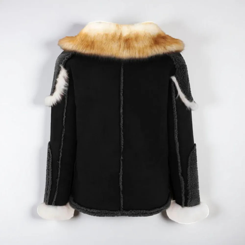 Men's Oversized Winter Jacket with Heavy Collar Outerwear