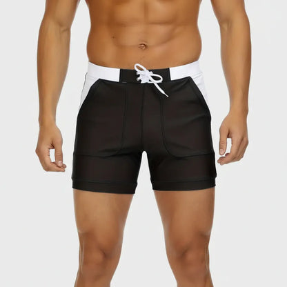 Men's Quick-Dry Swim Trunks - Beach Shorts Swimwear