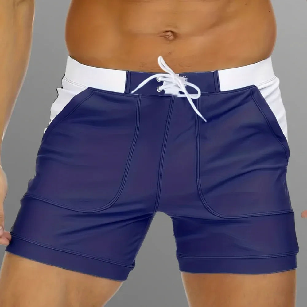Men's Quick-Dry Swim Trunks - Beach Shorts Swimwear