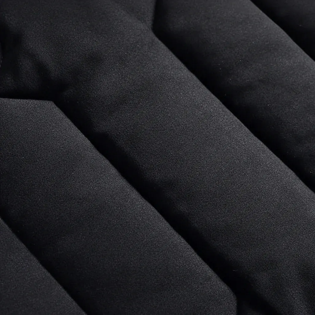 Men's Quilted Casual Jacket with Zip Pockets