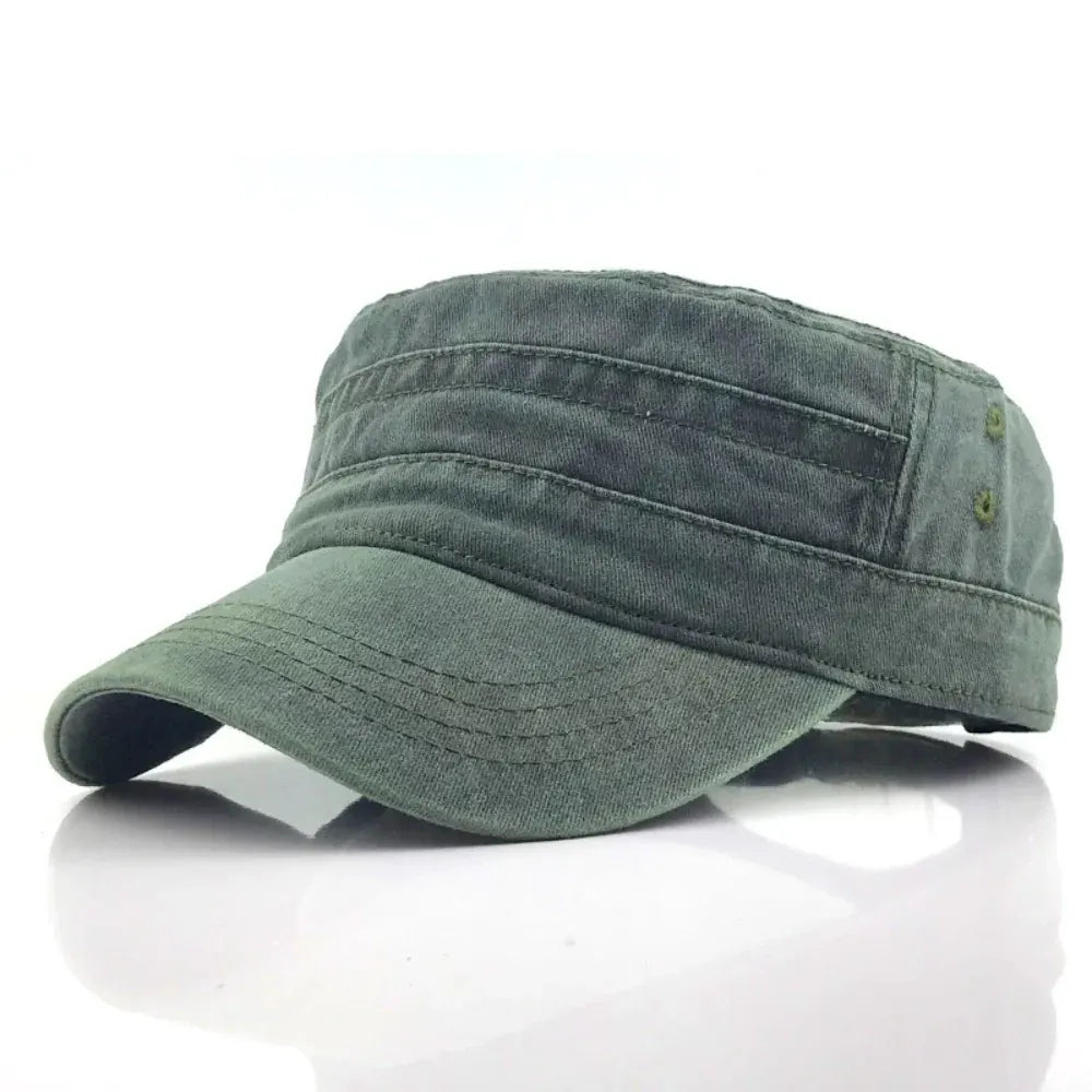Men's Vintage Military-Style Fashion Cap
