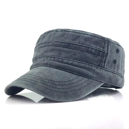 Men's Vintage Military-Style Fashion Cap