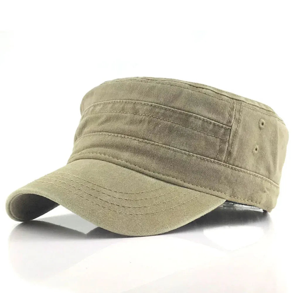 Men's Vintage Military-Style Fashion Cap