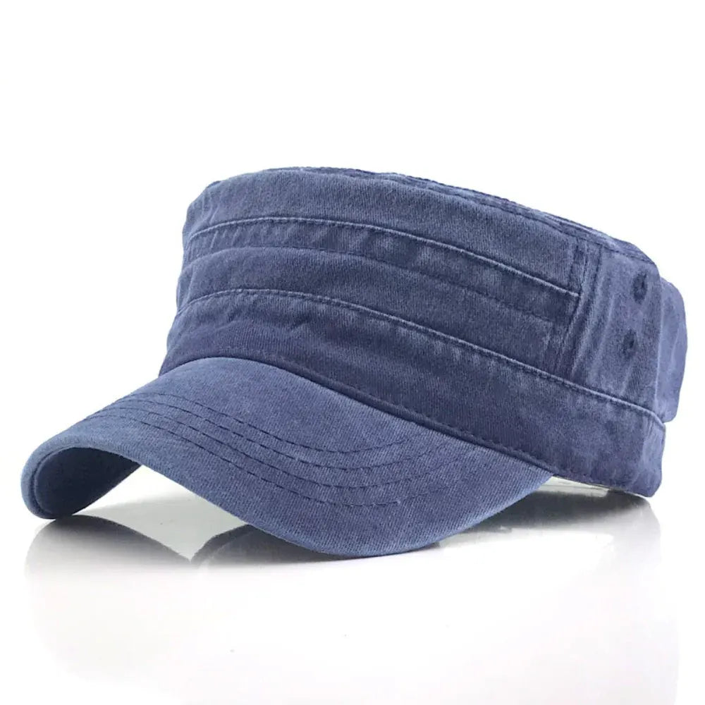 Men's Vintage Military-Style Fashion Cap