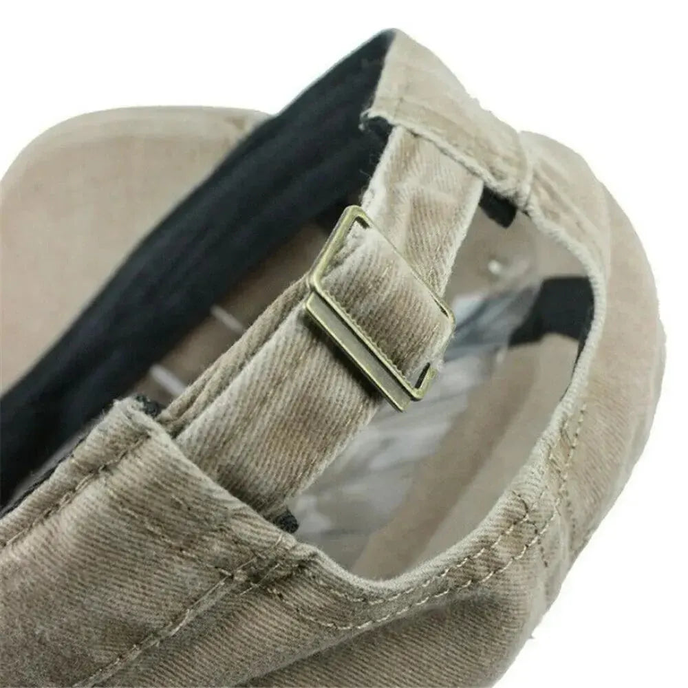 Men's Vintage Military-Style Fashion Cap