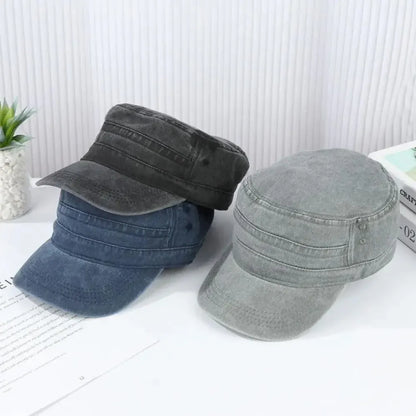 Men's Vintage Military-Style Fashion Cap