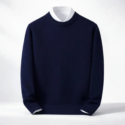 Men's Warm Winter Weather-Resistant Knit Pullover Sweater