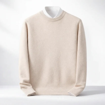 Men's Warm Winter Weather-Resistant Knit Pullover Sweater