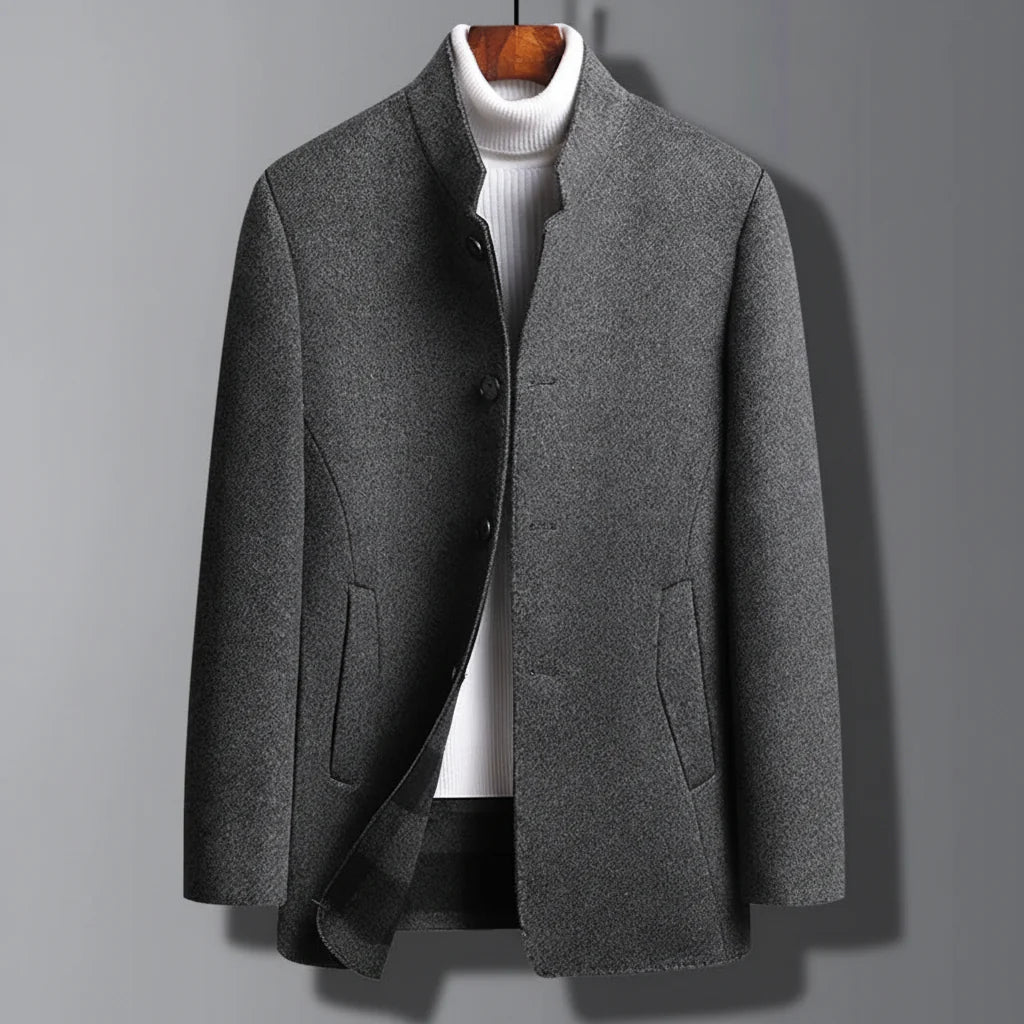 Men's Waterproof Quilted Slim-Fit Down Winter Coat
