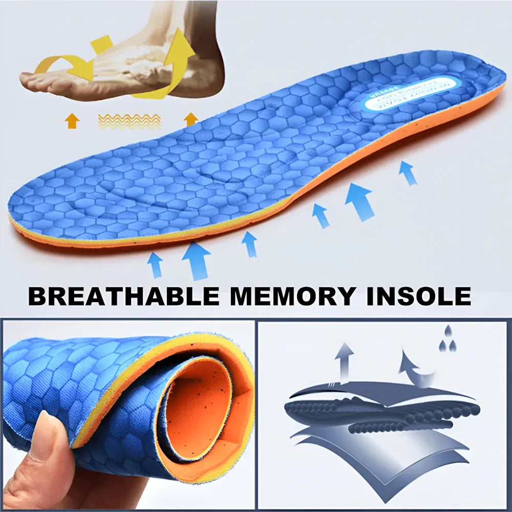 Men's Wide-Fit Slip-On Walking Shoes Casual Footwear