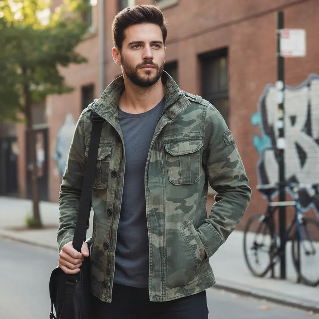 Men's Zip-Up Casual Stylish Coat