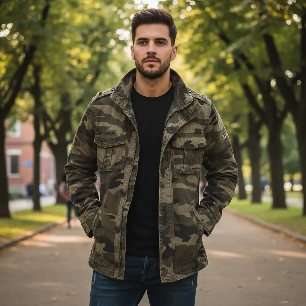 Men's Zip-Up Casual Stylish Coat