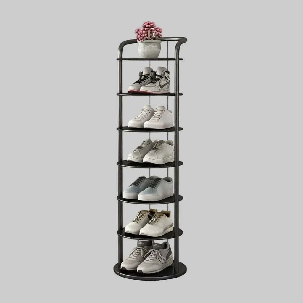 Metal Vertical Shoe Storage Organizer for Entryway & Closet