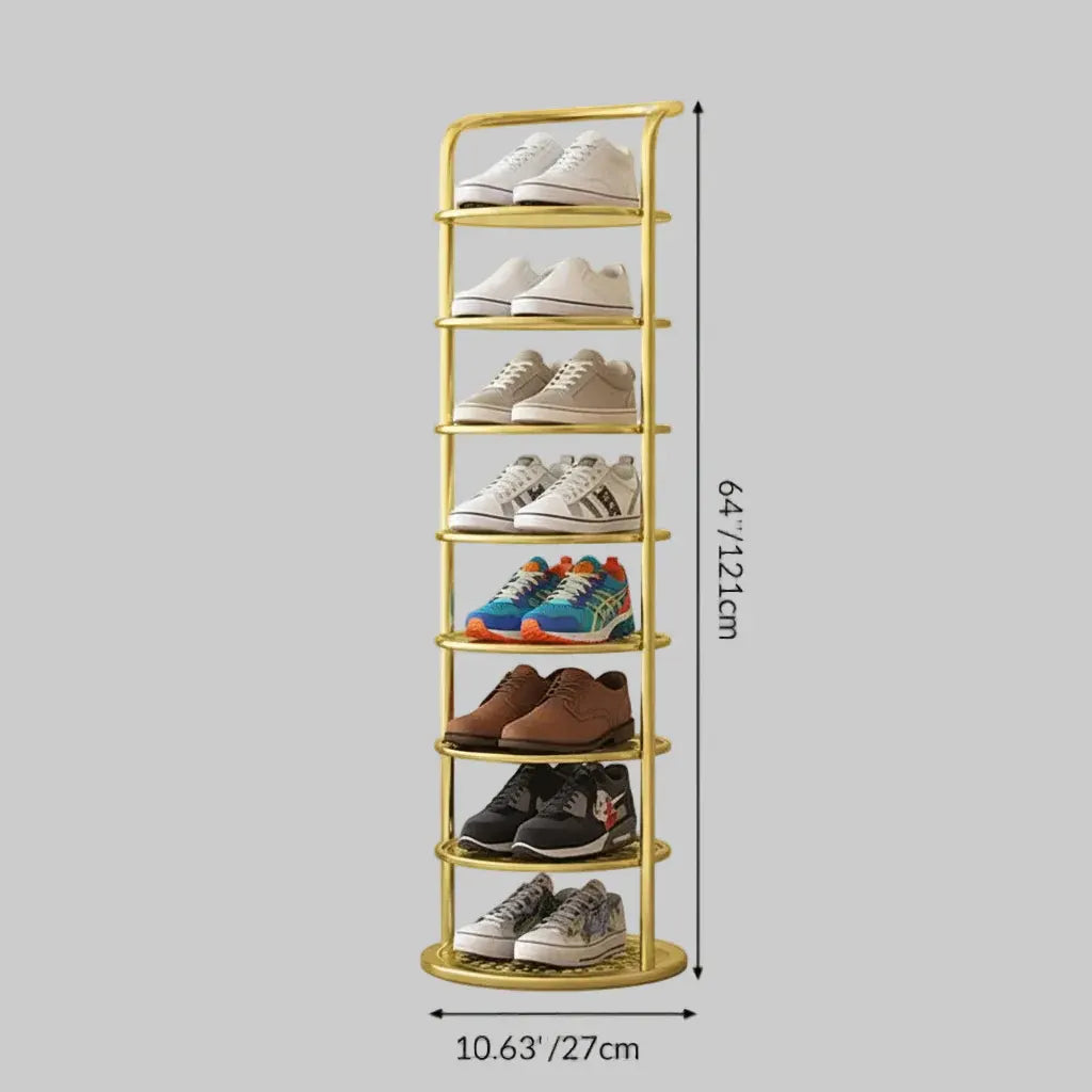 Metal Vertical Shoe Storage Organizer for Entryway & Closet