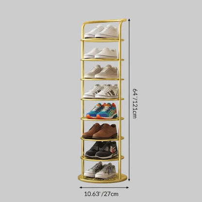 Metal Vertical Shoe Storage Organizer for Entryway & Closet