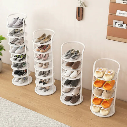 Metal Vertical Shoe Storage Organizer for Entryway & Closet