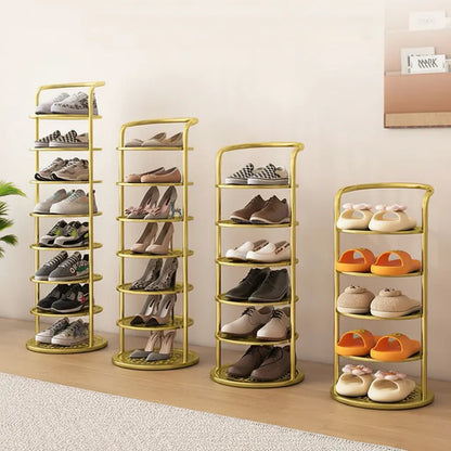 Metal Vertical Shoe Storage Organizer for Entryway & Closet