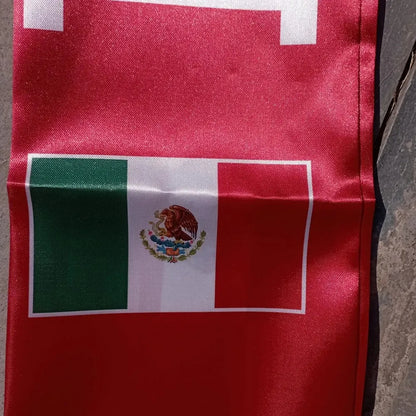 Mexico Flag Scarf Lightweight Soccer World Cup Fan Gear