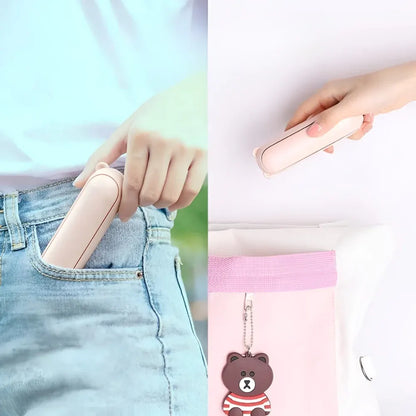 Mini Handheld Fan USB Rechargeable Pocket-Sized Cooling Device
