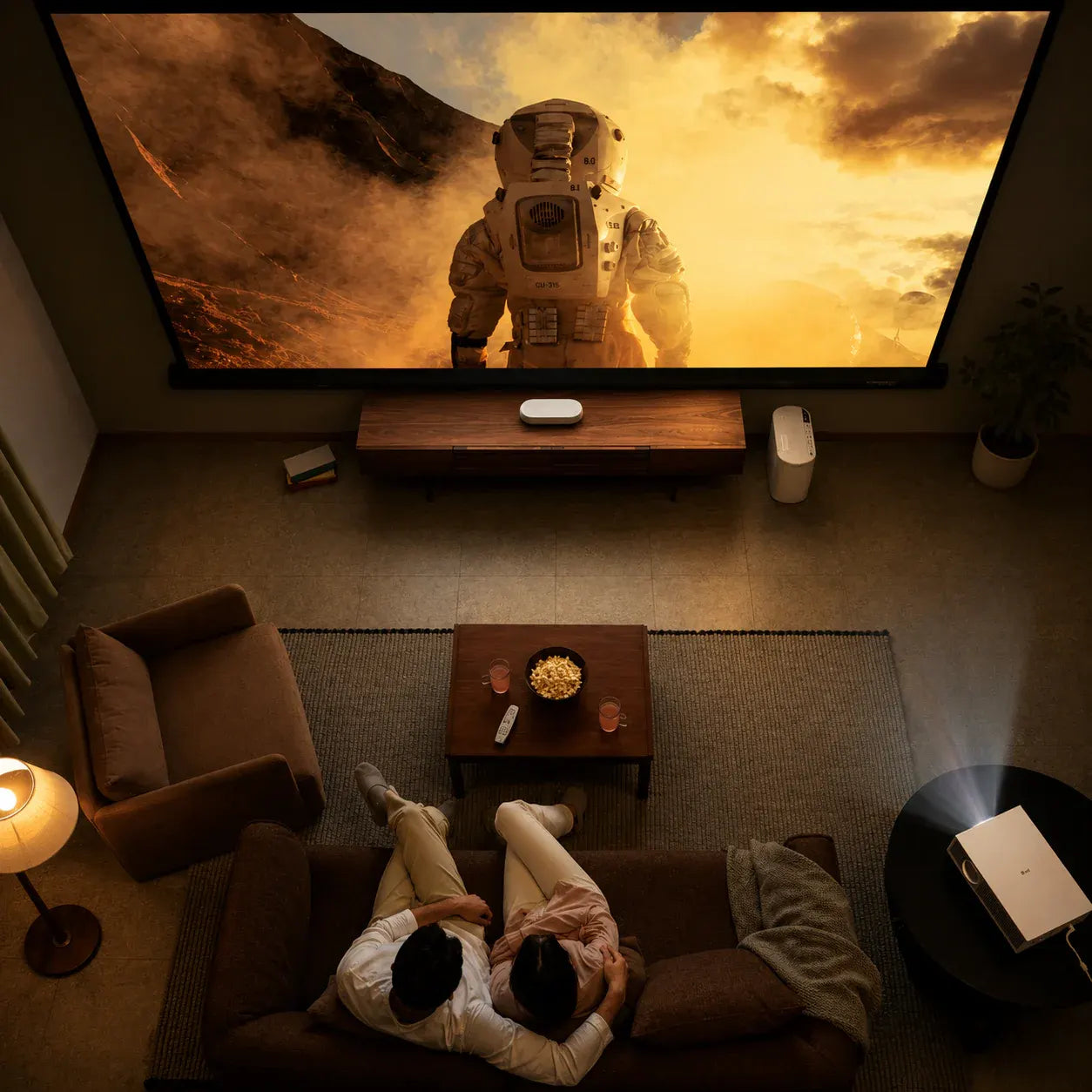 Mini Portable WiFi Projector 1080p Support with HDMI Connectivity