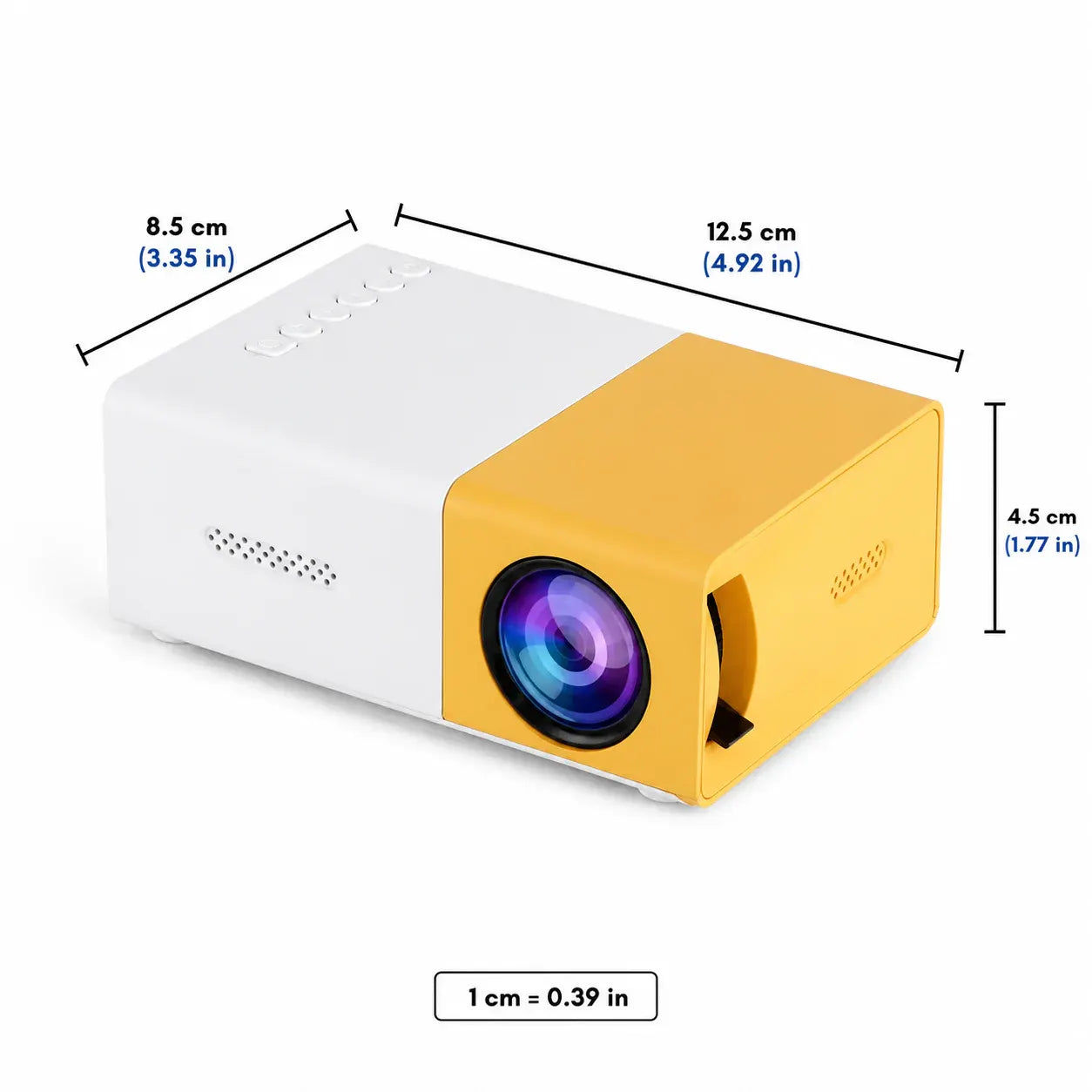 Mini Portable WiFi Projector 1080p Support with HDMI Connectivity