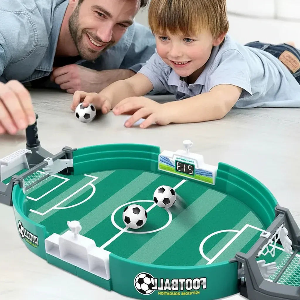 Mini Tabletop Foosball Arcade Set - Compact Table Soccer Game