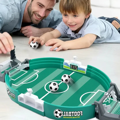 Mini Tabletop Foosball Arcade Set - Compact Table Soccer Game