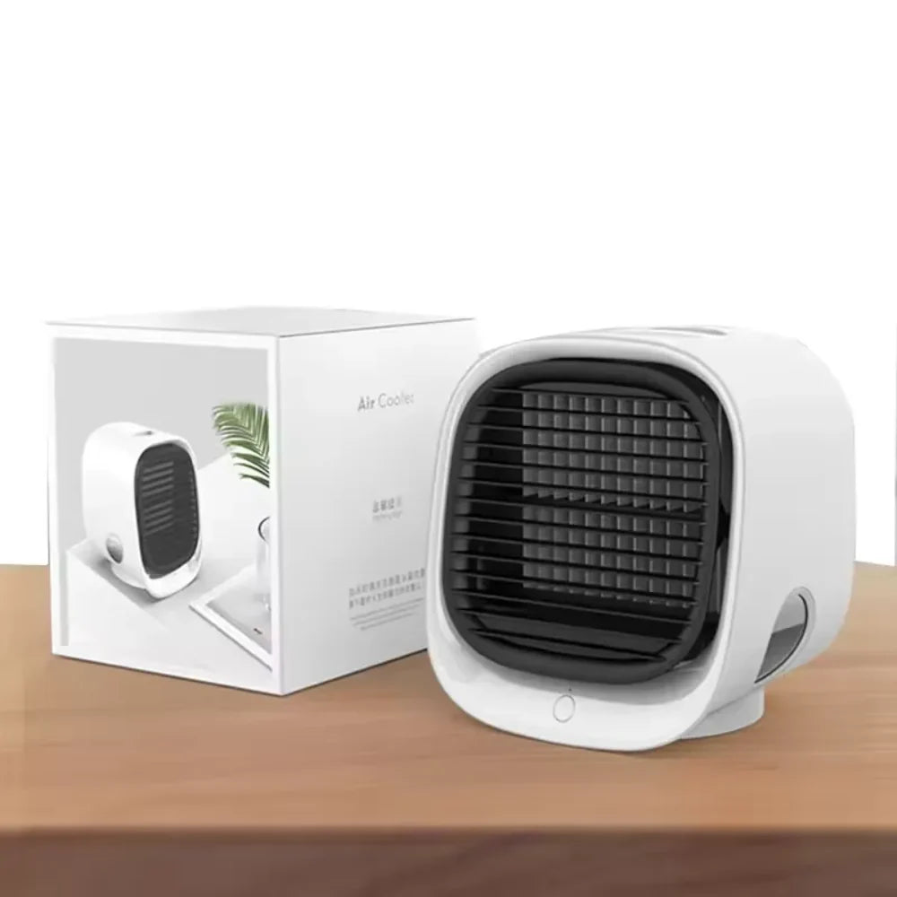 Mini USB Desk Fan with Air Cooling and Humidifier Function for Room