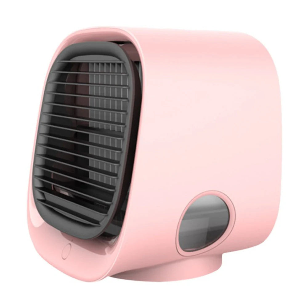 Mini USB Desk Fan with Air Cooling and Humidifier Function for Room