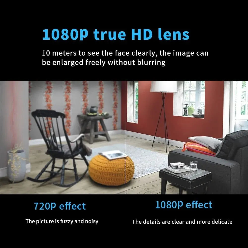 Mini Wireless Indoor HD Security Camera with Night Vision Monitoring
