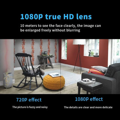 Mini Wireless Indoor HD Security Camera with Night Vision Monitoring