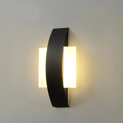 Minimalist Acrylic Wall-Mounted Ambient Light Fixture